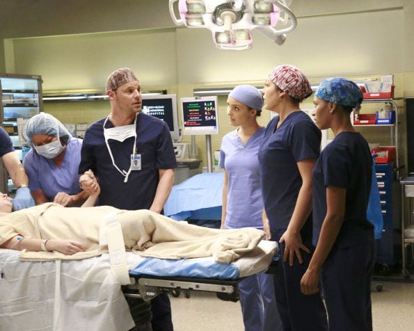 Grey's Anatomy : Photo Justin Chambers (I), Sara Ramirez, Camilla Luddington, Kelly McCreary