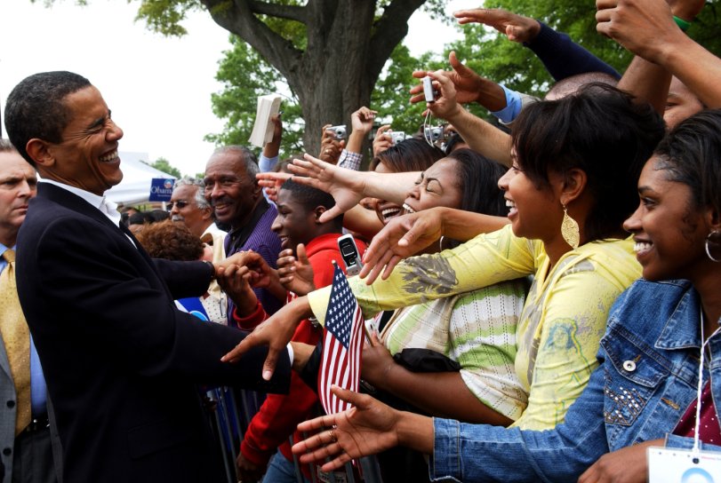 Barack Obama vers la maison blanche : Photo