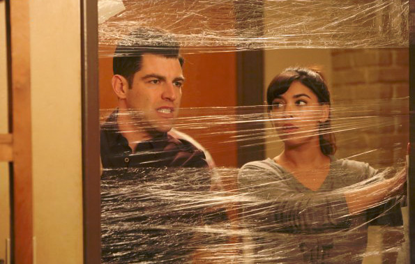 New Girl : Photo Max Greenfield, Hannah Simone