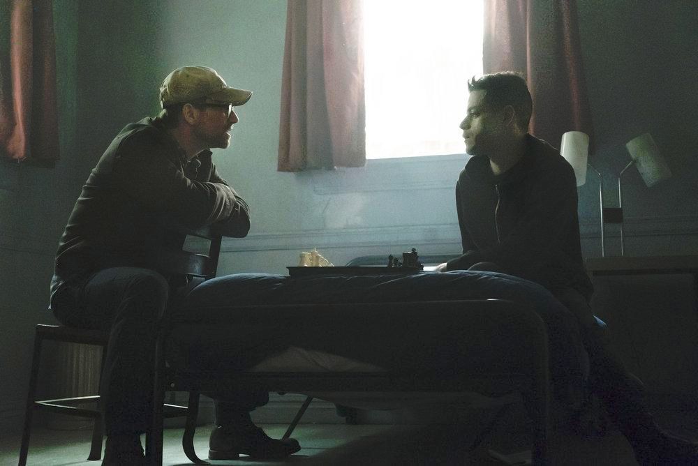 Mr. Robot : Photo Rami Malek, Christian Slater