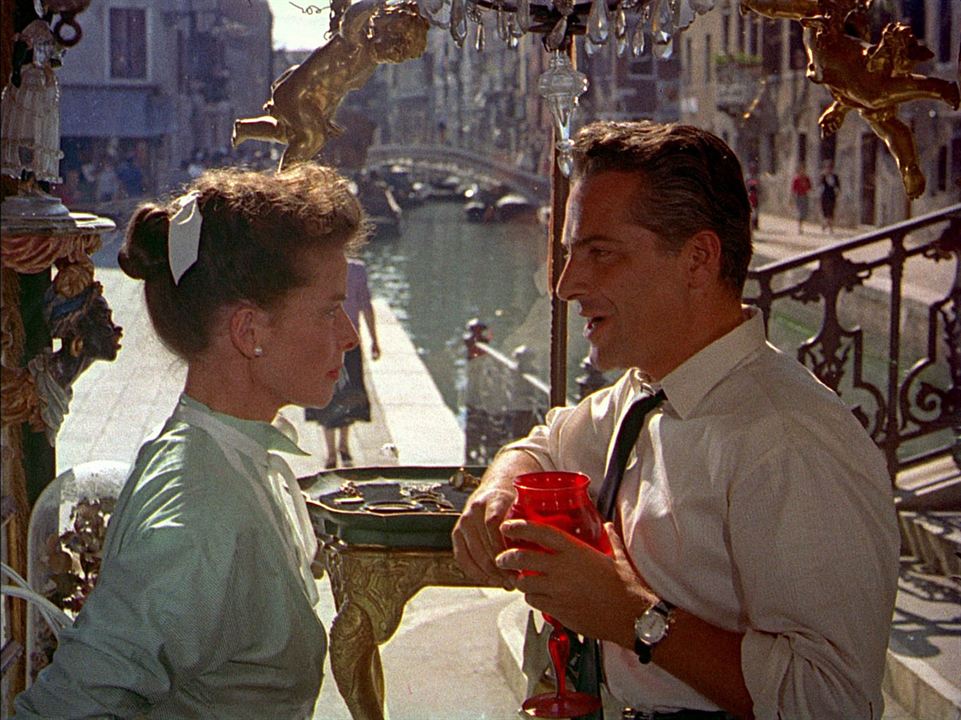 Vacances à Venise : Photo Katharine Hepburn, Rossano Brazzi