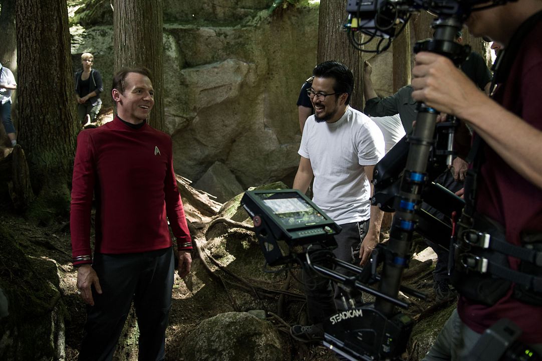 Star Trek Sans limites : Photo Simon Pegg, Justin Lin