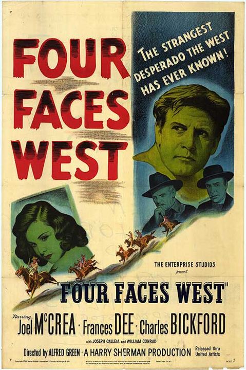 Four Faces West : Affiche