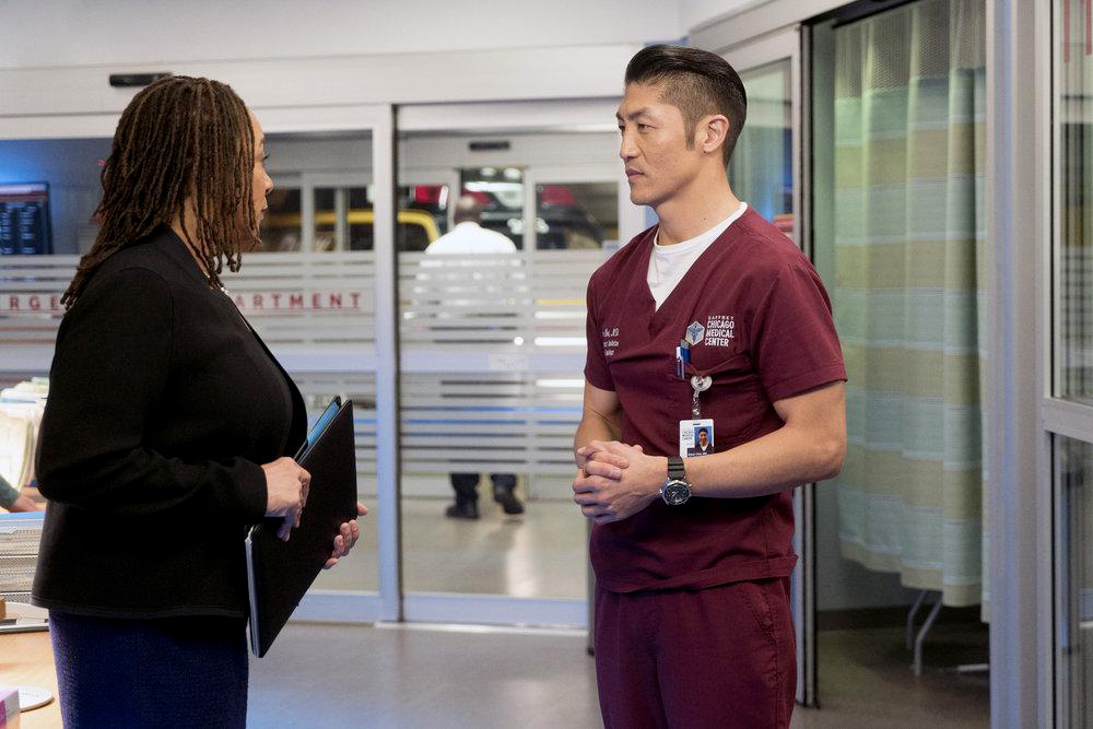 Chicago Med : Photo S. Epatha Merkerson, Brian Tee