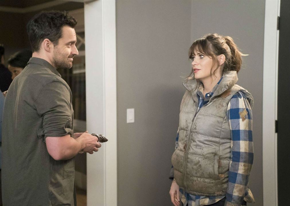 New Girl : Photo Jake Johnson, Zooey Deschanel