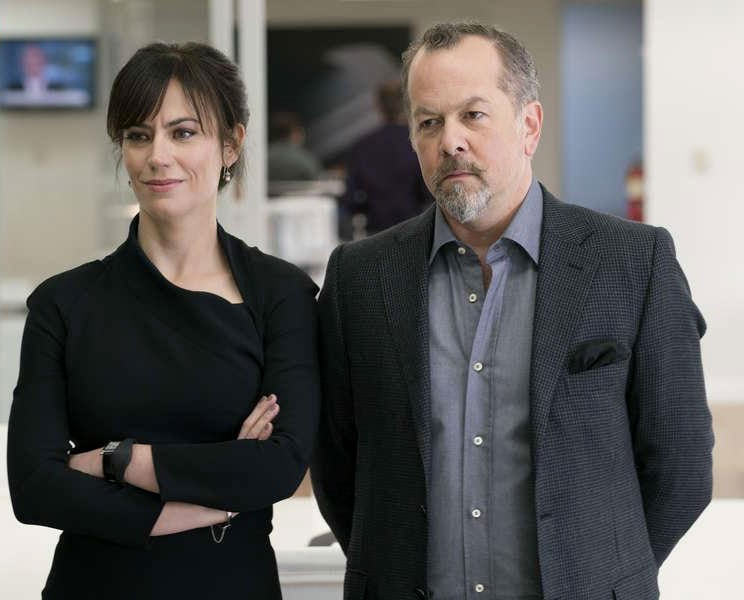 Billions : Photo Maggie Siff, David Costabile