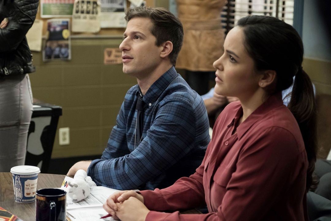 Brooklyn Nine-Nine : Photo Andy Samberg, Melissa Fumero