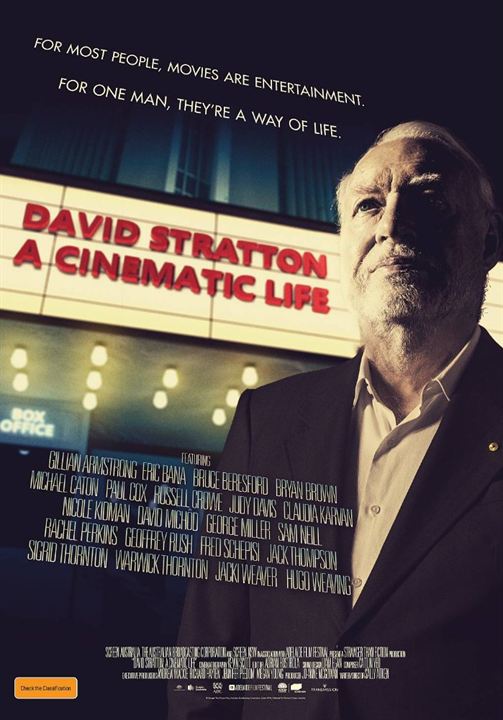 David Stratton – A Cinematic Life : Affiche