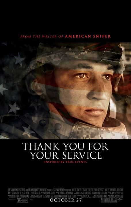 Thank You For Your Service : Affiche