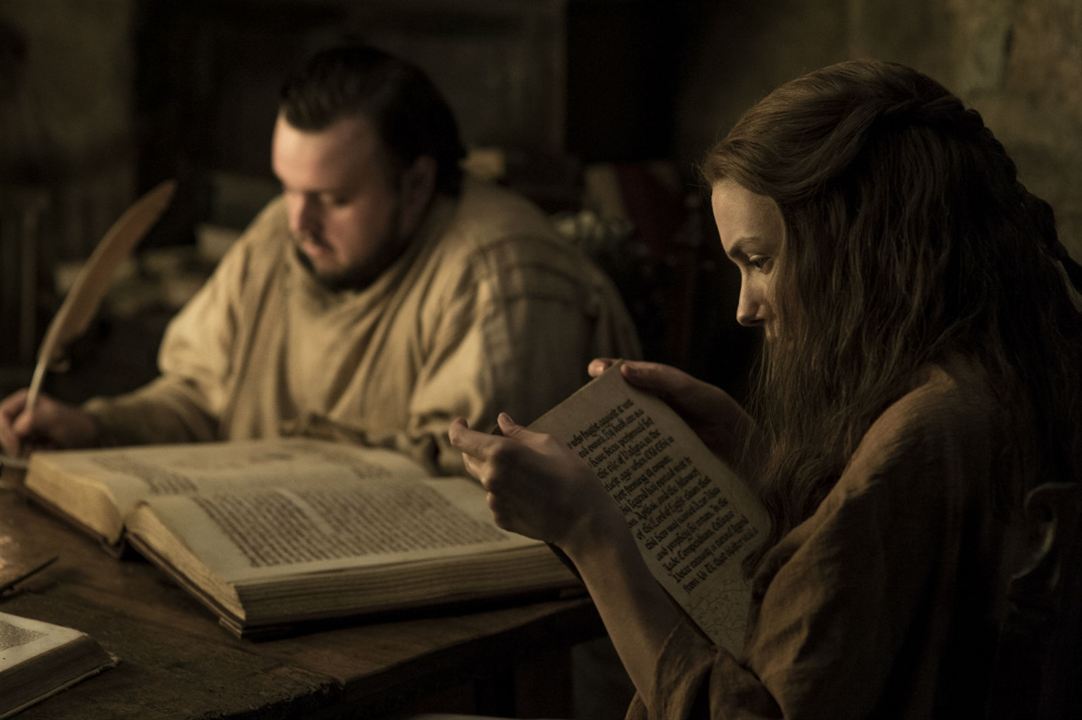 Photo Hannah Murray, John Bradley (II)