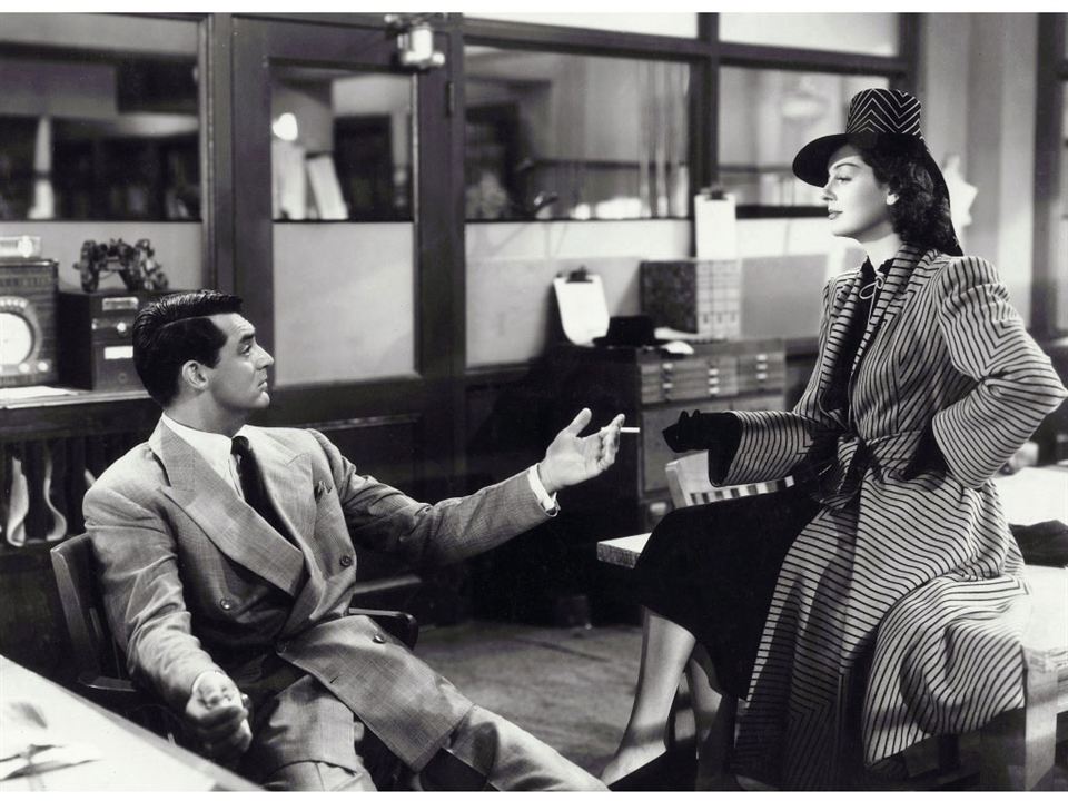 La Dame du vendredi : Photo Cary Grant, Rosalind Russell