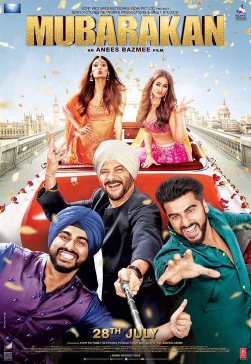 Mubarakan : Affiche