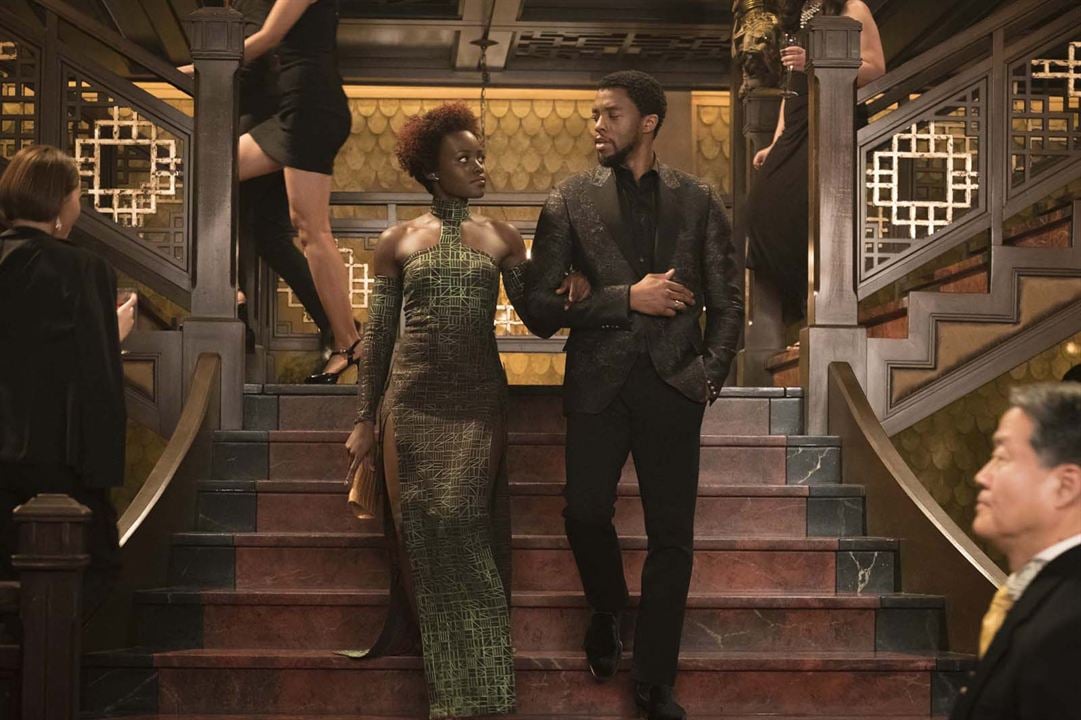 Black Panther : Photo Lupita Nyong'o, Chadwick Boseman