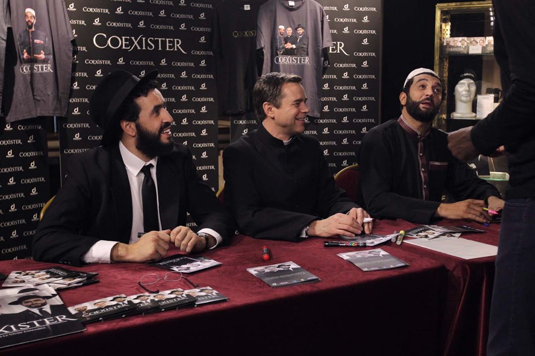 Coexister : Photo Jonathan Cohen, Ramzy Bedia, Guillaume De Tonquédec