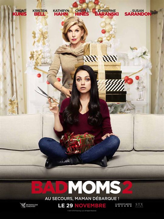 Bad Moms 2 : Affiche Christine Baranski, Mila Kunis