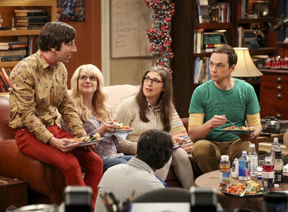 The Big Bang Theory : Photo Mayim Bialik, Melissa Rauch, Simon Helberg, Jim Parsons