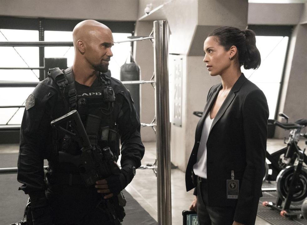 S.W.A.T. (2017) : Photo Shemar Moore, Stephanie Sigman