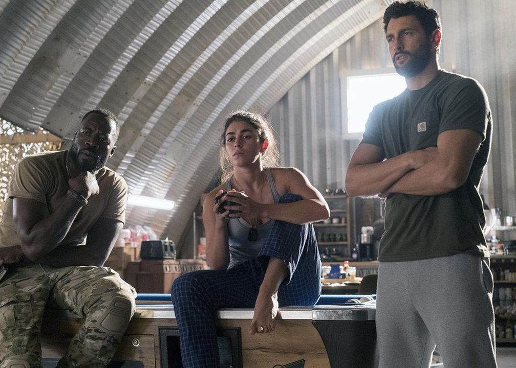 The Brave : Photo Noah Mills, Natacha Karam, Demetrius Grosse