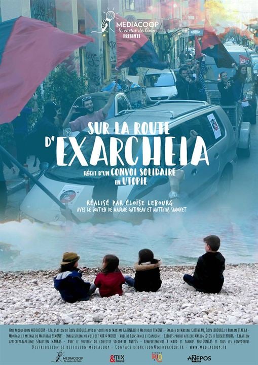 Sur la Route d'Exarcheia, récit d'un convoi solidaire en utopie : Affiche