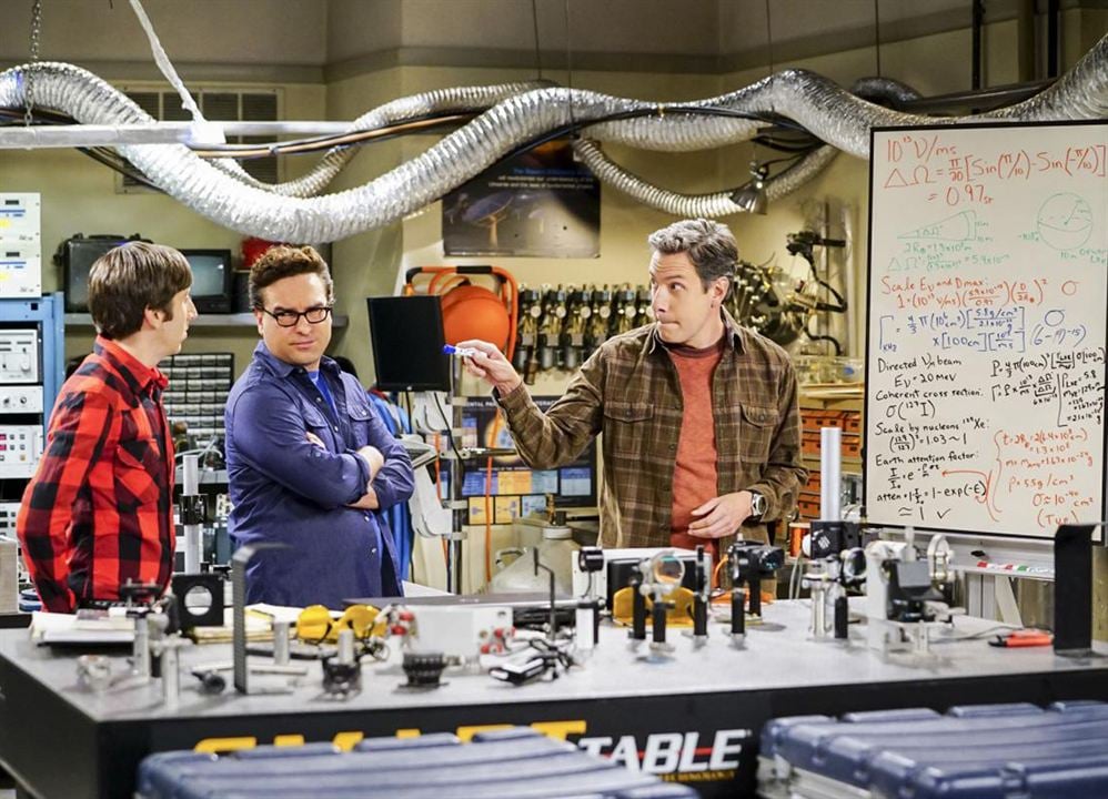 The Big Bang Theory : Photo Simon Helberg, Johnny Galecki, John Ross Bowie