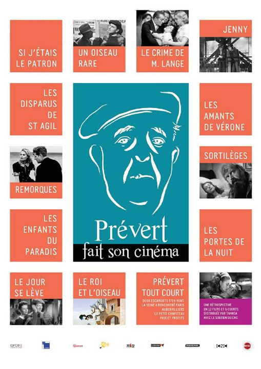 Jacques Prévert - La rétrospective : Affiche