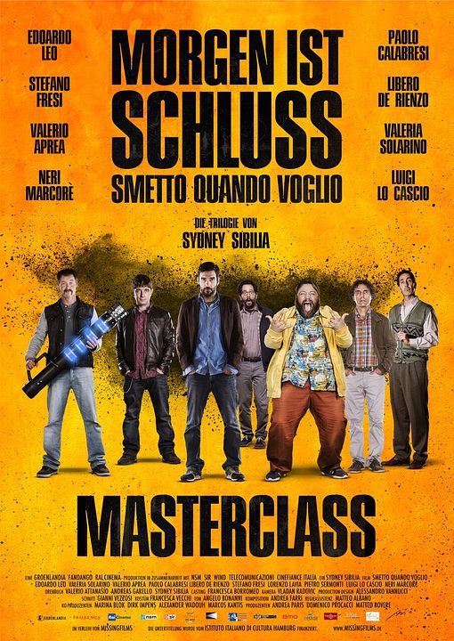 Smetto quando voglio - Masterclass : Affiche