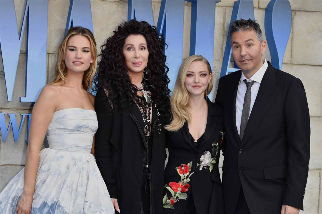 Mamma Mia! Here We Go Again : Photo promotionnelle Amanda Seyfried, Ol Parker, Lily James, Cher