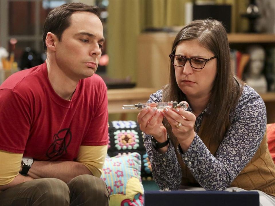 The Big Bang Theory : Affiche Jim Parsons, Mayim Bialik