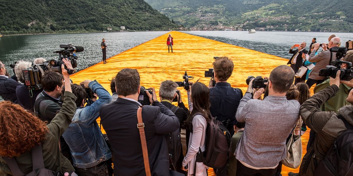 Christo : Marcher sur l'eau : Photo