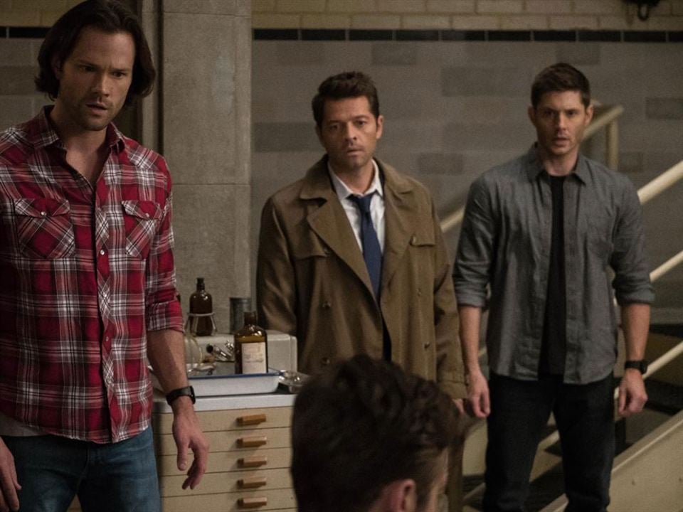 Supernatural : Photo Jensen Ackles, Misha Collins, Jared Padalecki