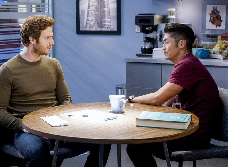 Chicago Med : Photo Brian Tee, Nick Gehlfuss