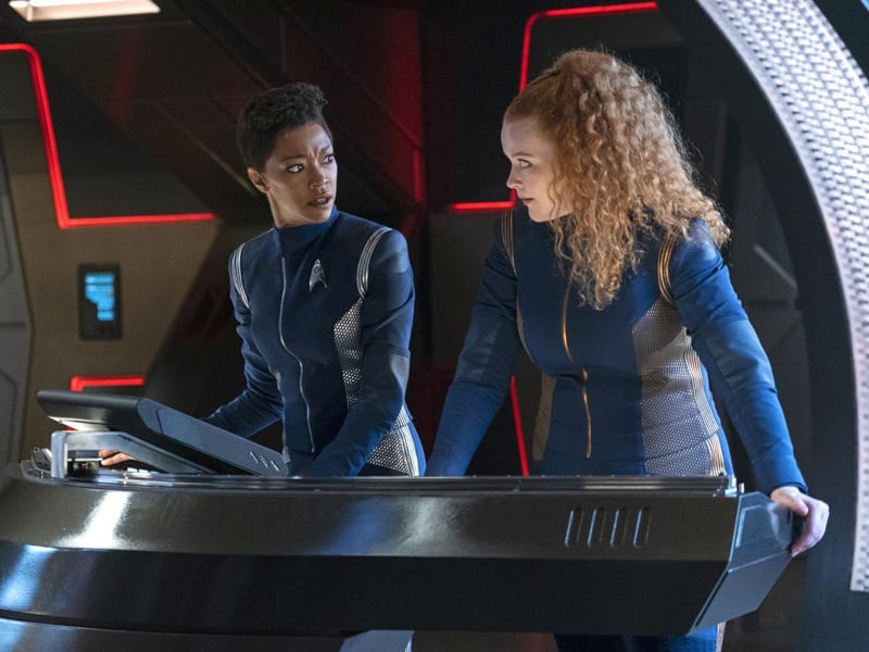 Star Trek: Discovery : Photo Mary Wiseman, Sonequa Martin-Green