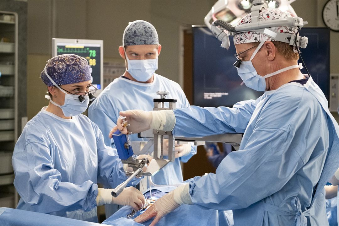 Grey's Anatomy : Photo Greg Germann, Chris Carmack, Caterina Scorsone