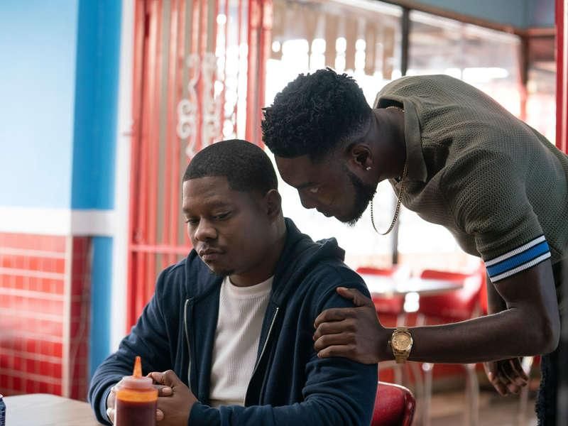 The Chi : Photo Barton Fitzpatrick, Jason Mitchell