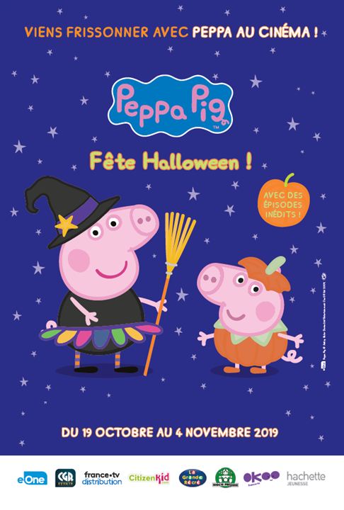 Peppa Pig fête Halloween : Affiche