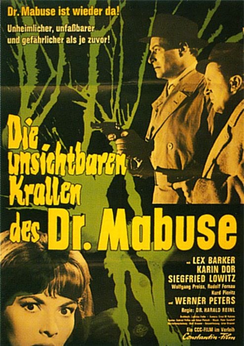 L'Invisible Docteur Mabuse : Affiche