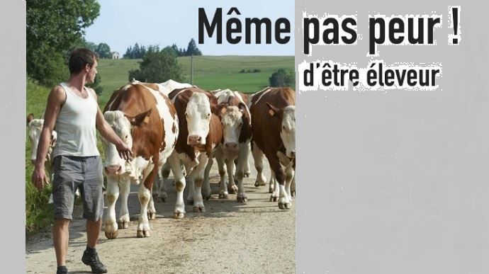 Même pas peur… d’être éleveur : Affiche