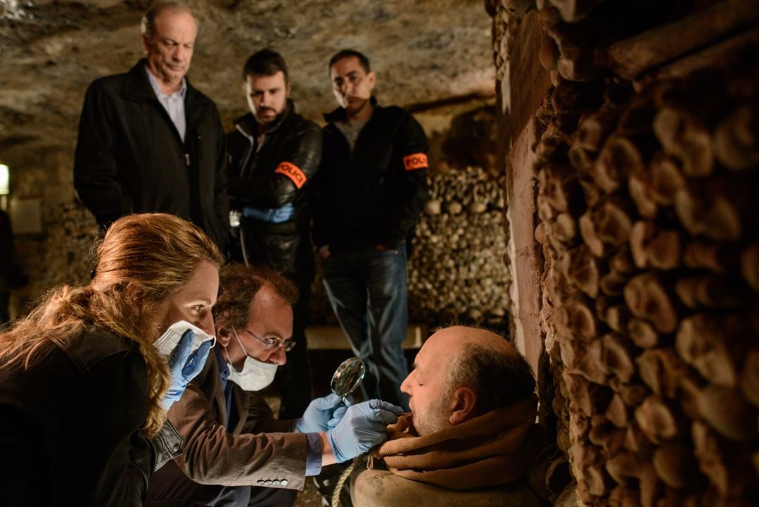 Les saisons meurtrières : Bleu catacombes : Photo Camille Panonacle, Patrick Chesnais