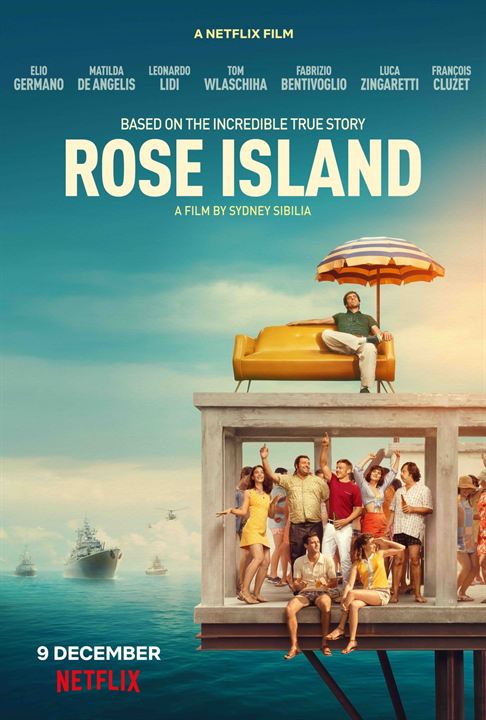 L'incroyable histoire de l'Île de la Rose : Affiche