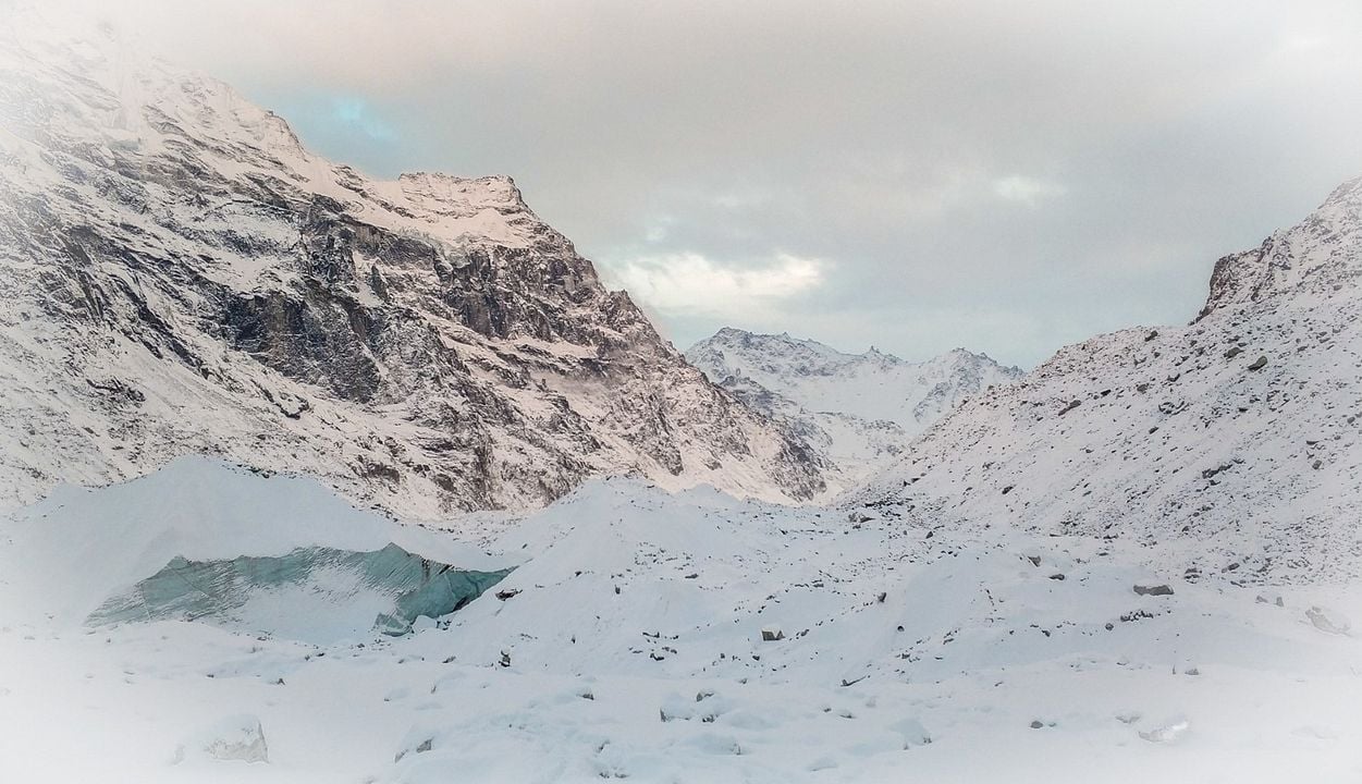 Les Sherpas et la paroi des ombres : Photo