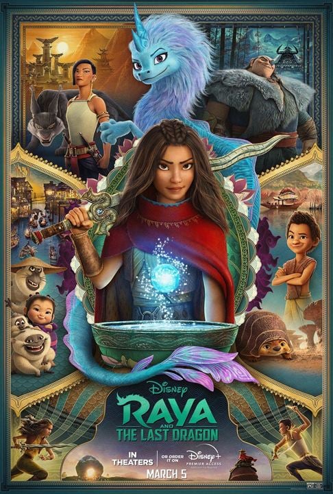 Raya et le dernier dragon : Affiche