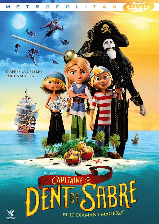 Capitaine dent de sabre et le diamant magique : Affiche
