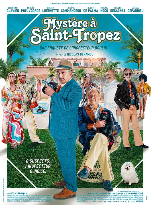 Mystère à Saint-Tropez : une enquête de l'inspecteur Boulin : Affiche