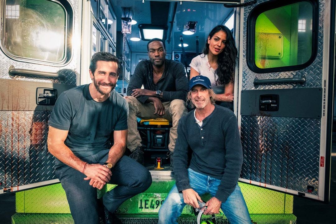 Ambulance : Photo Eiza Gonzalez, Michael Bay, Jake Gyllenhaal, Will Sharpe