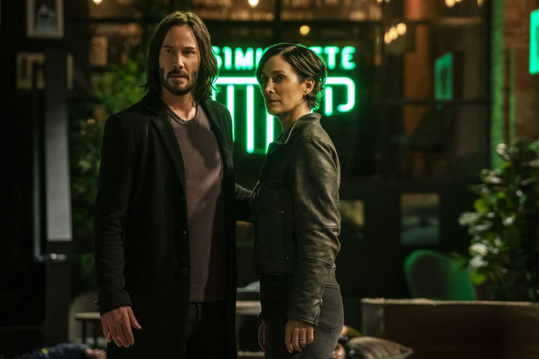 Matrix Resurrections : Photo Carrie-Anne Moss, Keanu Reeves