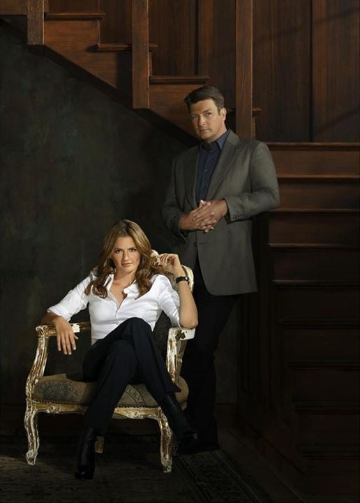 Photo promotionnelle Stana Katic, Nathan Fillion