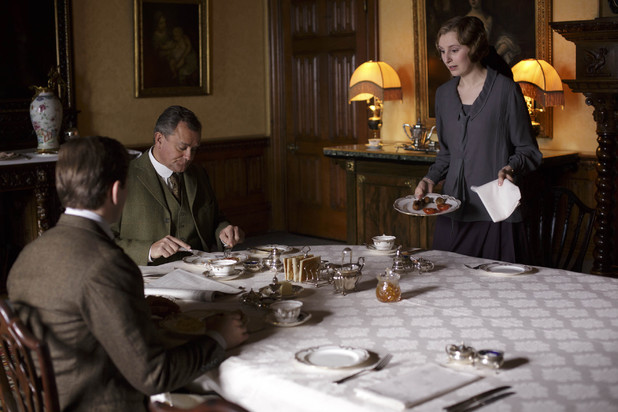 Downton Abbey : Photo Hugh Bonneville, Laura Carmichael, Allen Leech