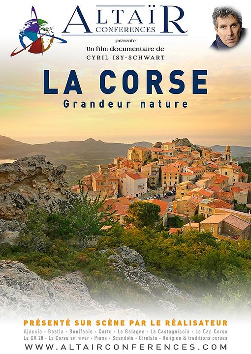 Altaïr Conférences - Corse, Grandeur nature : Affiche