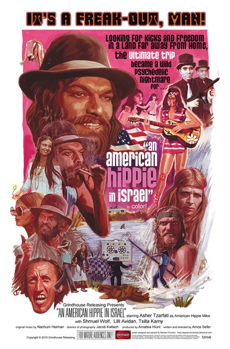 An american hippie in Israel : Affiche