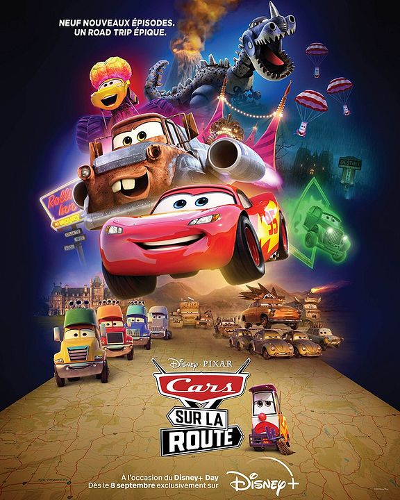 Cars : Sur la route : Affiche